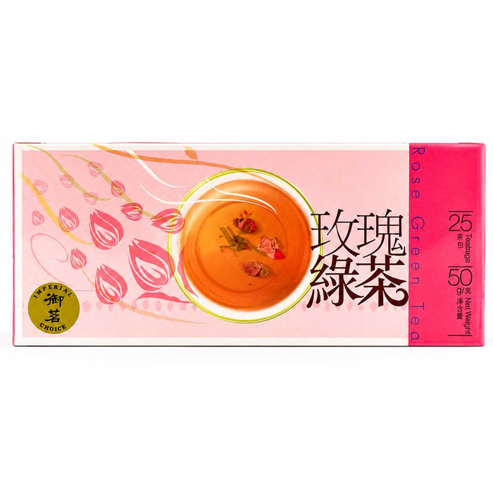 Imperial Choice Rose Green Tea Bags (25x2g)