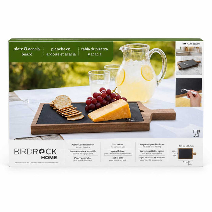 Birdrock Slate & Acacia Serving Board (46x19cm)