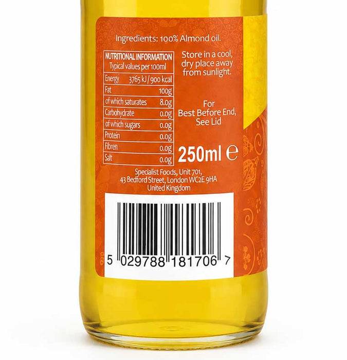 Tropical Sun Almond Oil - 100% Pure (250ml)