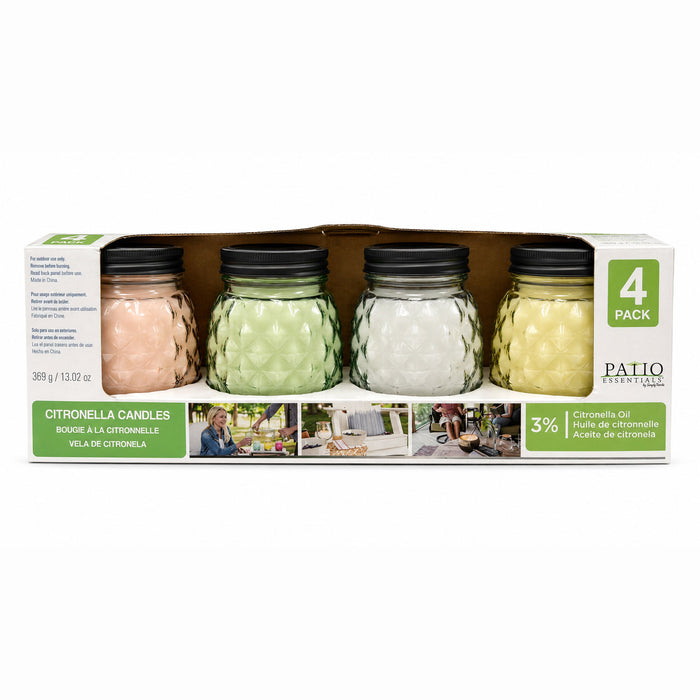 Citronella Candles - Set of 4