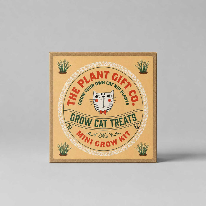 The Plant Gift Co. Grow Cat Treats Cat Lovers Eco Mini Grow Kit