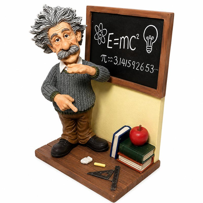 Albert Einstein & Theory of Relativity Figurine (19cm)