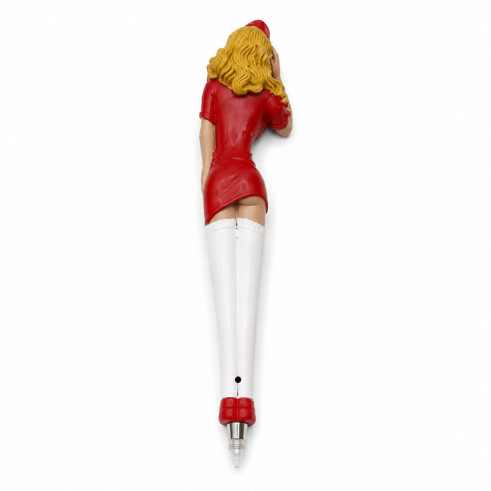 Flight Attendant Pen - Red (14cm)