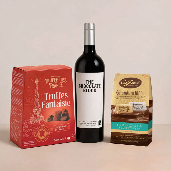 Chocolate & wine Lover's Gift Set