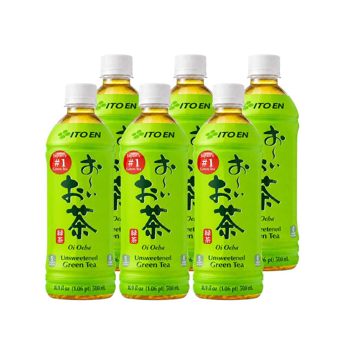 Ito En Oi Ocha Unsweetened Green Tea (6x500ml)