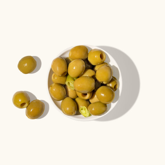 Perello Gordal Picante Pitted Green Olives Small Tin (150g)