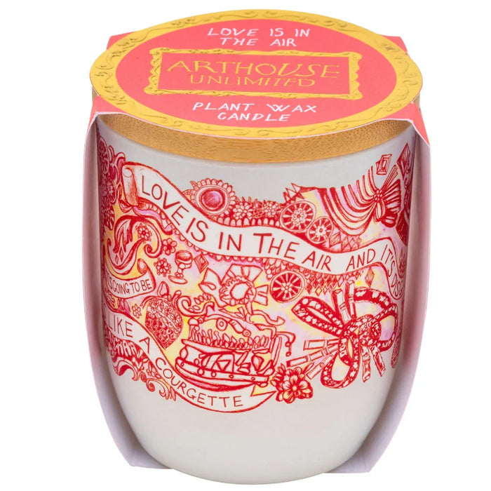 Arthouse Unlimited Plant Wax Candle - Love is in the Air