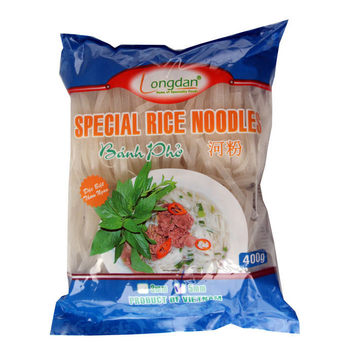 Longdan Special Rice Noodles - 5mm (400g)