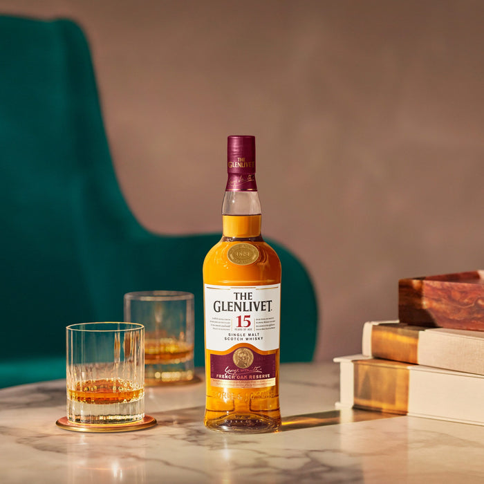 The Glenlivet 15 Year Old, Speyside Single Malt Scotch Whisky (700ml)