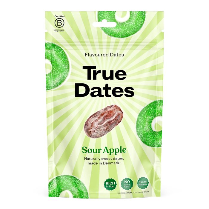 True Dates - Sour Apple Flavoured Dates (100g)