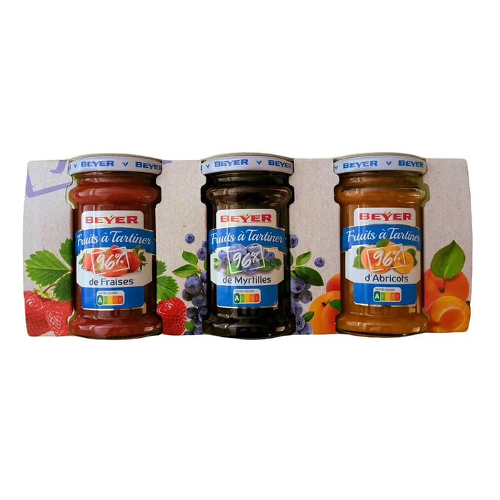 Beyer 96% fruit jam 3-pack (715g)