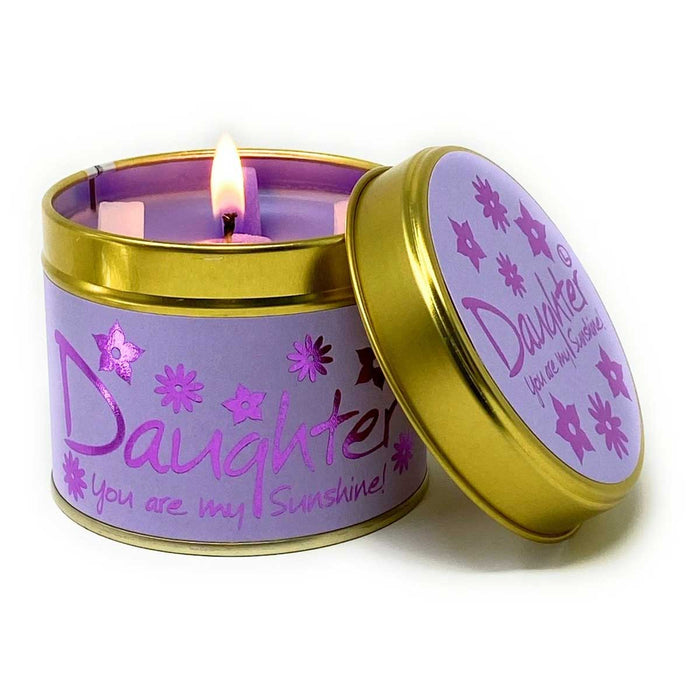 Lily Flame Daughter Scented Candle Tin