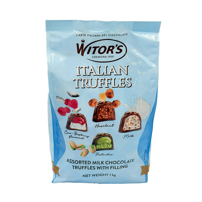 Witor’s Italian Truffles Assorted Milk Chocolate with Filling (1kg)
