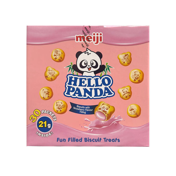 Hello Panda Strawberry Biscuits (30x21g)