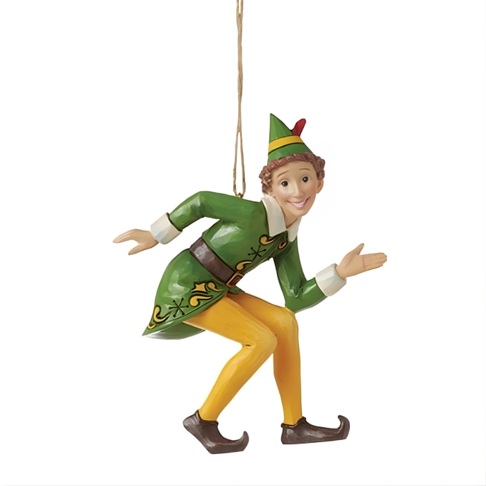Enesco Crouching Buddy Elf Hanging Ornament
