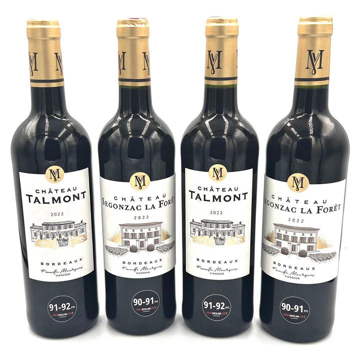 So Chic Bordeaux AOC Bordeaux 2022 Classic Wine Gift set (4x750ml)