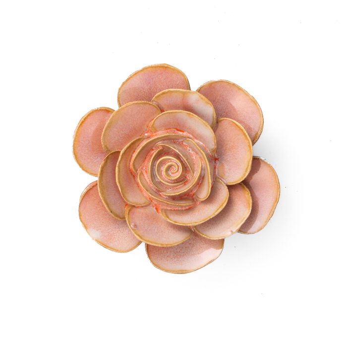 Chive France Ceramic Flower Pink Ranunculus