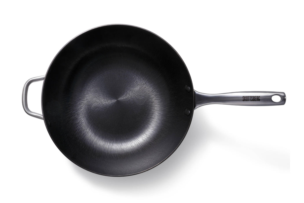 Skottsberg Cast Iron Wok (34cm)