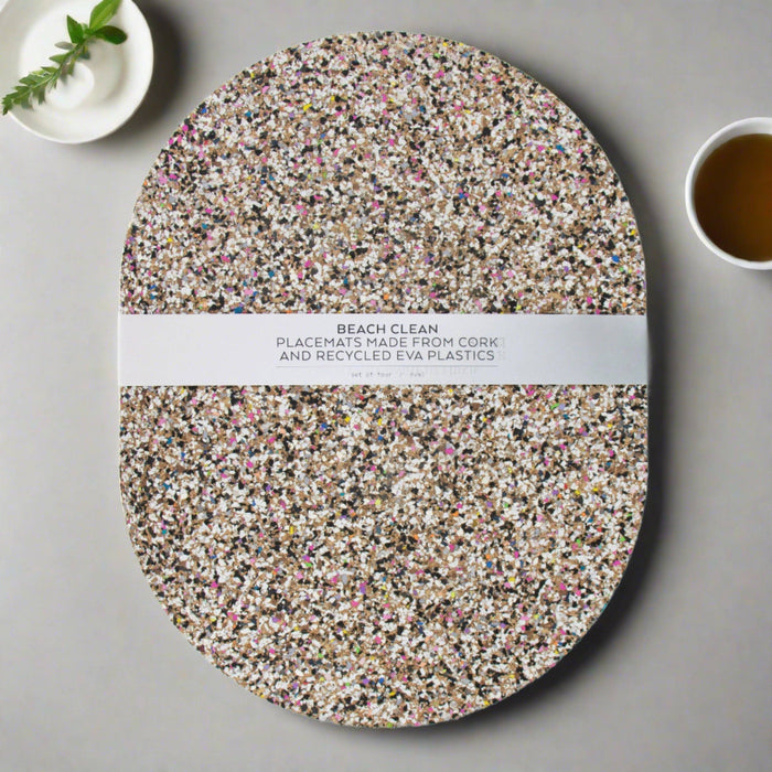 Liga Cork - Beach Clean Oval Placemats