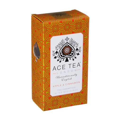 Ace Tea London Apple & Cinnamon 15 Tea Stockings (37.5g) | {{ collection.title }}