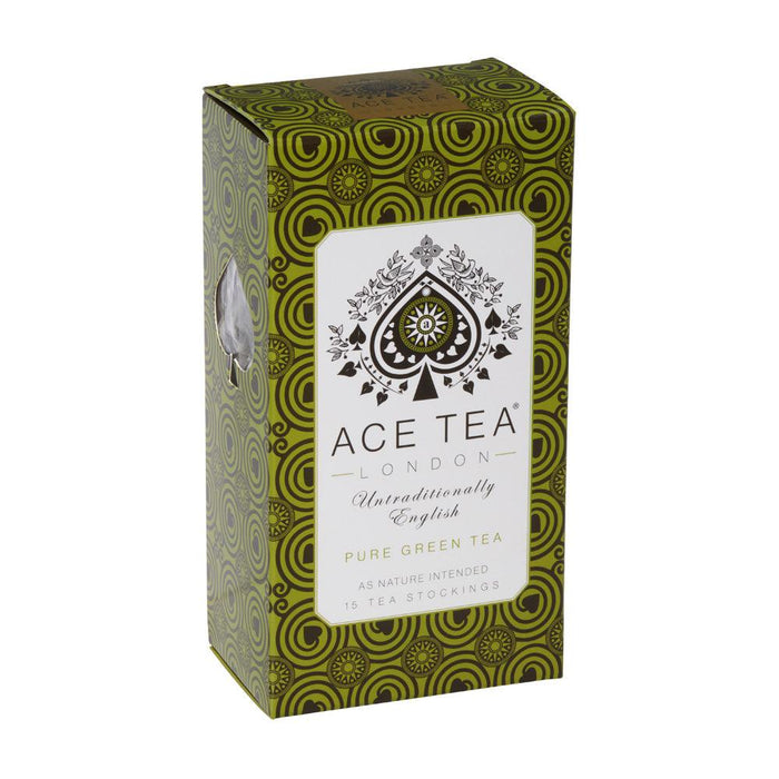 Ace Tea London Pure Green Tea 15 Tea Stockings (27g) | {{ collection.title }}