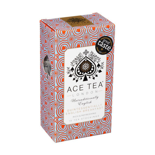 Ace Tea London Quintessentially English Breakfast 15 Tea Stockings (52.5g) | {{ collection.title }}