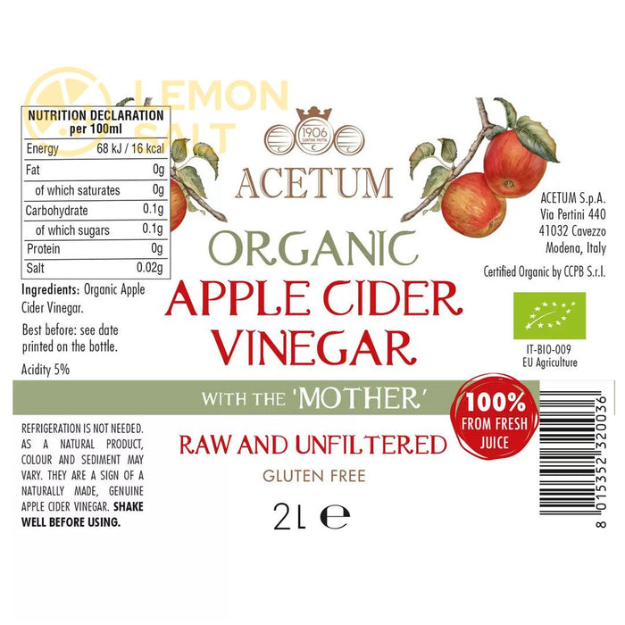 Acetum Organic Apple Cider Vinegar (2.0L) | {{ collection.title }}