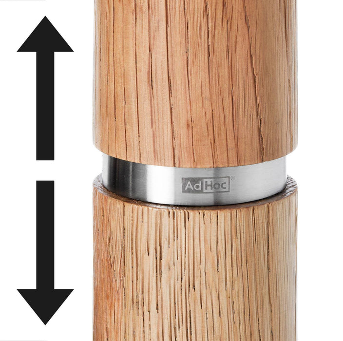 AdHoc Pepper & Salt Mill Set Textura - LemonSalt