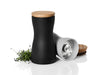 AdHoc Pepper & Salt Mill Set Twin Black & Grey: Black & Grey - LemonSalt