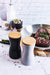 AdHoc Pepper & Salt Mill Set Twin Black & Grey: Black & Grey - LemonSalt