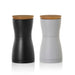 AdHoc Pepper & Salt Mill Set Twin Black & Grey: Black & Grey - LemonSalt
