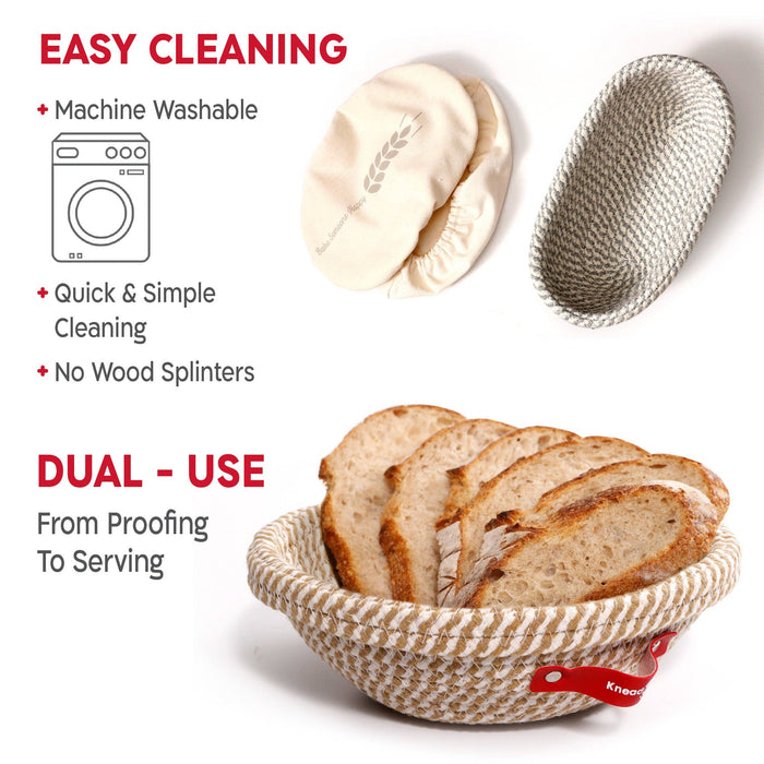 KneadAce Sourdough Essentials - Round & Oval Set