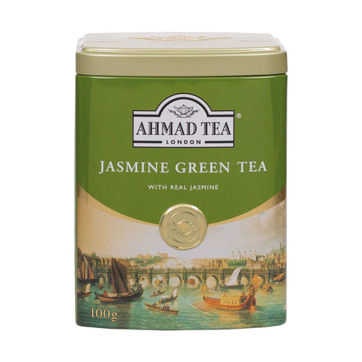 Ahmad Tea Caddy Jasmine Green Tea (100g) - LemonSalt