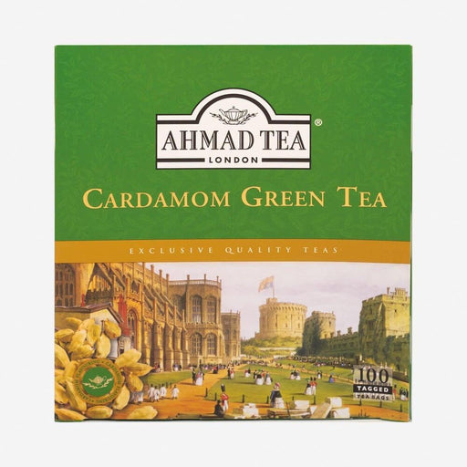 Ahmad Tea Cardamom Green Tea Tea Bags (200g) (100 bags) | {{ collection.title }}