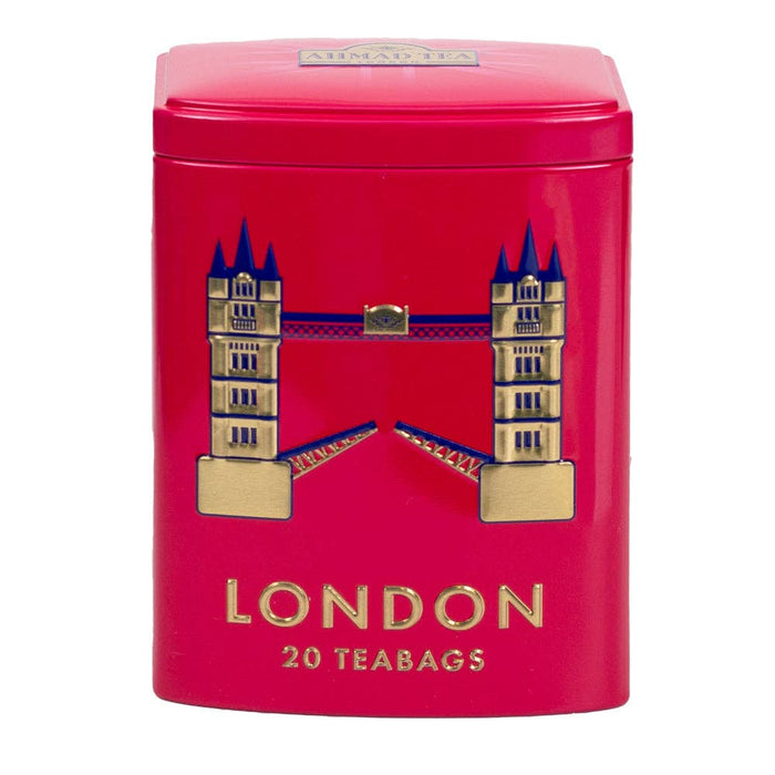 Ahmad Tea Colourful London Caddy English Breakfast (20 bags) - LemonSalt
