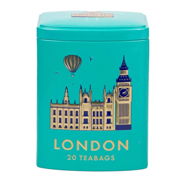 Ahmad Tea Colourful London Caddy English Tea No.1 (20 bags) - LemonSalt