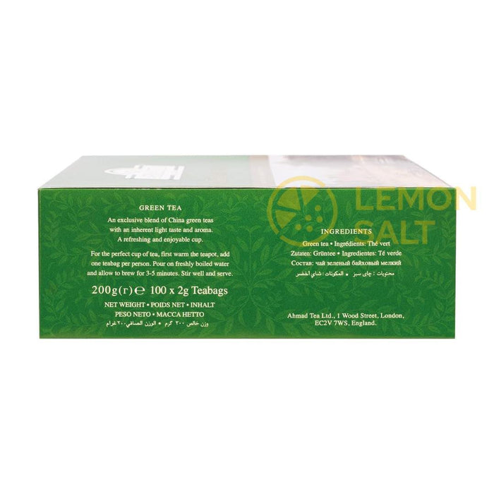 Ahmad Tea Green Tea Bags (200g) (100 bags) - LemonSalt