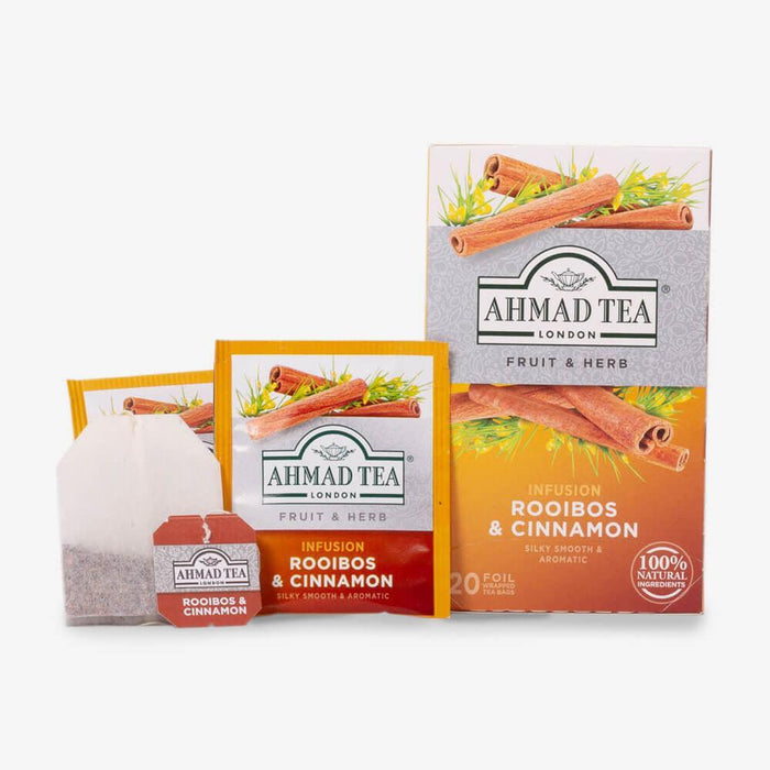 Ahmad Tea Infusion Rooibos & Cinnamon Tea Bags (20)