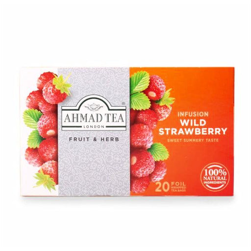 Ahmad Tea Infusion Wild Strawberry Tea Bags (20) | {{ collection.title }}