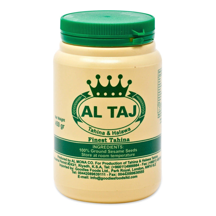 Al Taj Tahini & Halva Spread (450g) Sauces, Spreads & Condiments