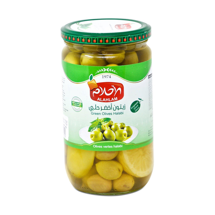 Alahlam Green Olives Halabi (500g) | {{ collection.title }}