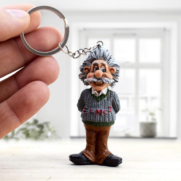 Albert Einstein Mini Keyring (12cm)