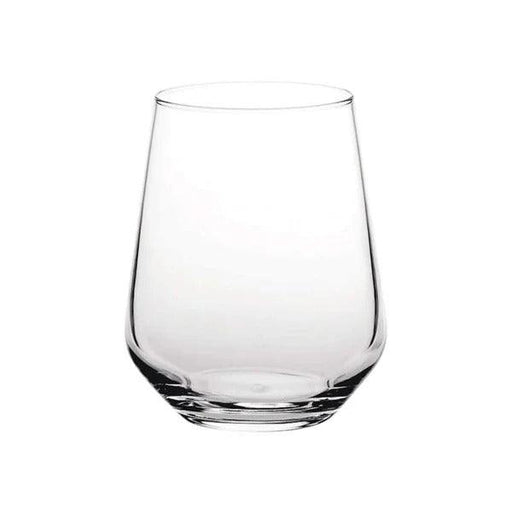 Allegra Stemless Wine Glass Water Tumbler - Set of 6 (425ml) - LemonSalt