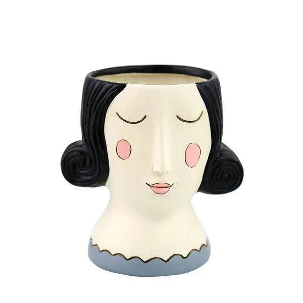 Allen Designs Baby Black Hair Rose Planter