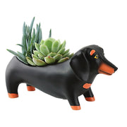 Allen Designs Baby Otis Dachshund Planter