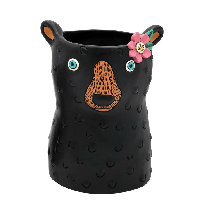 Allen Designs Black Bear Planter