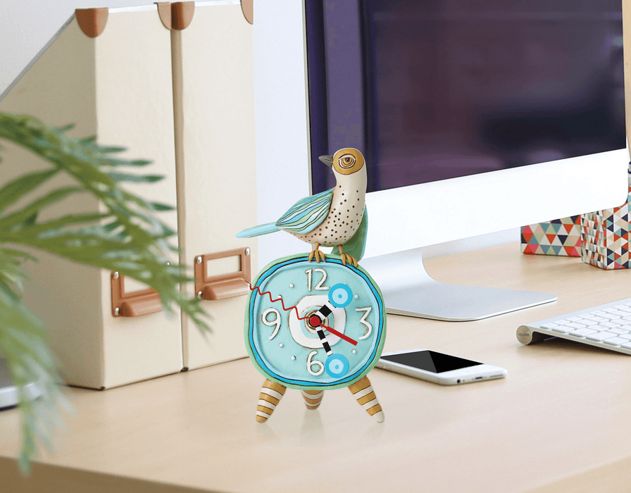 Allen Designs Perched Bird Desk Clock