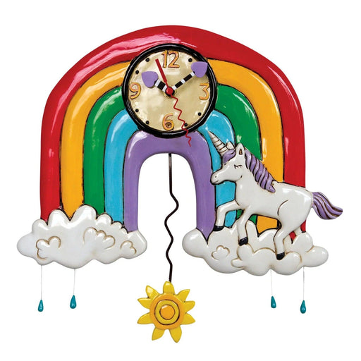 Allen Designs Rainbow & Unicorn Wall Clock | {{ collection.title }}