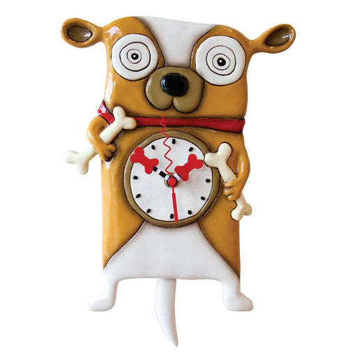 Allen Designs Rufus (Dog With Bone) Wall Clock | {{ collection.title }}