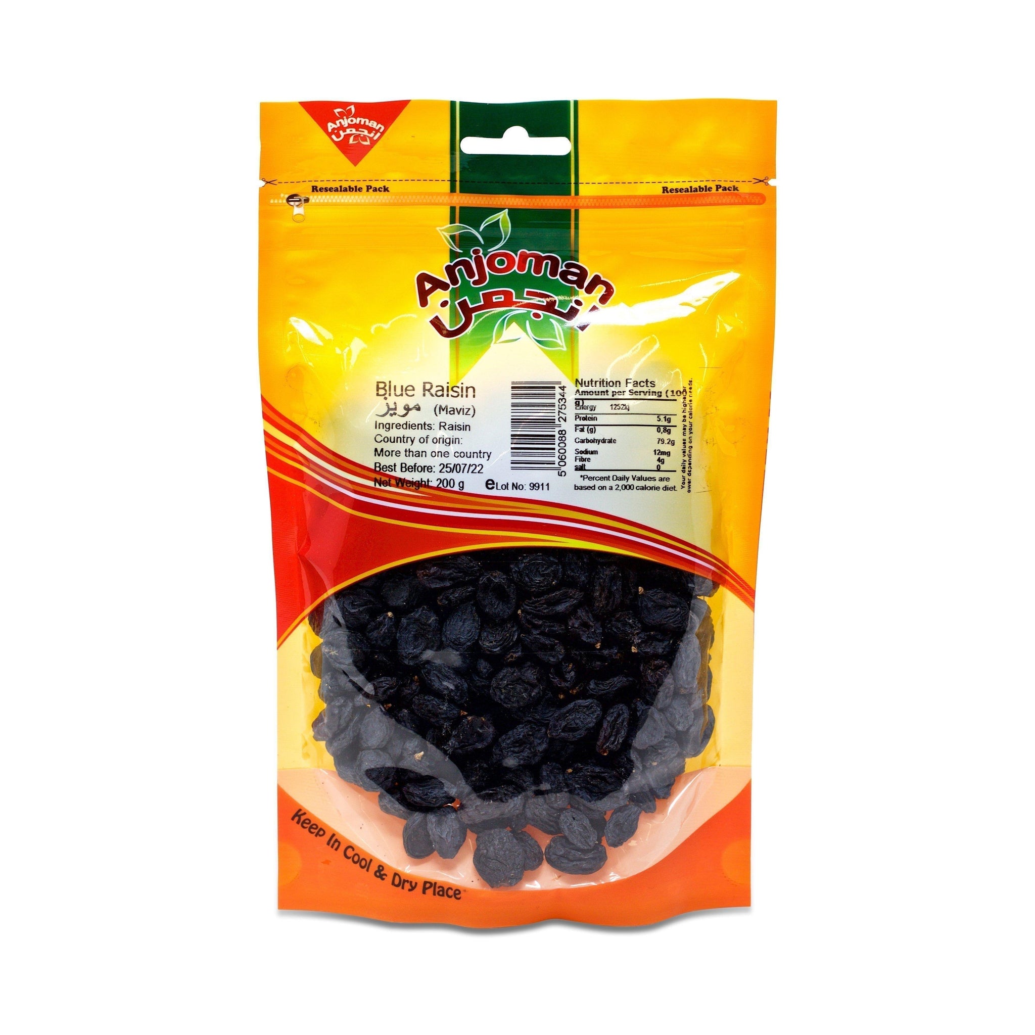 Anjoman Blue Raisins (200g) - LemonSalt